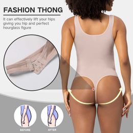 lady Waist Tummy Shaper Spring and Summer New Style Body Shaping Clothes T-shaped Belly Pants Tunic Seamless Body-Slimming One-piece