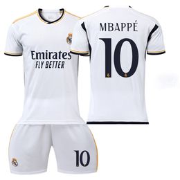 Real Madrid jersey children 2324 home Bellingham jersey sports set group purchase wholesale