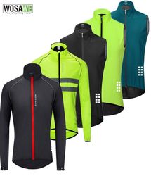 Cycling Jackets WOSAWE Reflective Men Jacket Windproof Waterproof Mountain Bike MTB Wind Coat Running Riding Bicycle Windbreaker 29232714