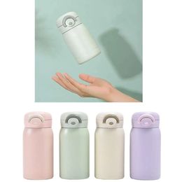 Popup Lock Mini Thermos Cup 304 Stainless Steel 220320ml Insulated Pocket Small Capacity Vacuum Flask ice Water 240402