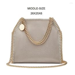 Drawstring 2024 Fashion Brand Casual Shoulder Messenger Bag High Quality Luxury Handbags Designer Ladies Chain Bags