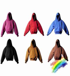 Double Layer Season 6 Hoodie Men Women High Quality Solid Hoodie Plus Velvet Fleece Hooded Ye Sweatshirts T2207218656695