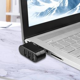 PzzPss 3 Port Multi 2.0 USB HUB Mini USB Hub High Speed Rotate Splitter Adapter For Laptop Notebook For PC Computer Accessories