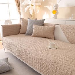 Chair Covers Nordic Idyllic Sofa Cover Cotton Sanding Mat Universal Corner Towel Non-Slip Couch Living Room Multi-size