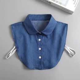 1pc Lapel Fake Collar Vintage Detachable Shirt Collar for Women Blouse Sweater False Collar Lapel Top Neckwear Ties