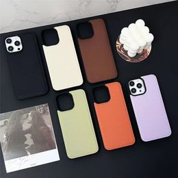 Fashion Phone Cases For iPhone 15 15 Pro Max 15Pro Plus 14 13 12 Plus Pro ProMax PU leather cover shell Customised logo phone case