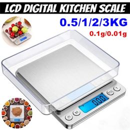 05123kg Electronic Household Kitchen Scale Food Spice Scales Vegetable Fruit Measuring Digital Jewlry Weighing 240325