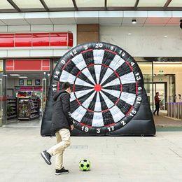 5mH (16.5ft) With 6balls Free air shipping funny Inflatable Giant Dart board Football Golf Football shooting Soccer Kick Darts Boards Outdoor Dartboard Target Game