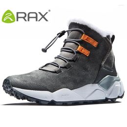 Fitness Shoes RAX Snow Boots Men Outdoor Sports Sneakers For Women Hiking Waterproof Plush Lining Trekking Anti-slip Toursim