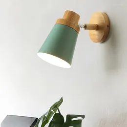 Wall Lamp Simple And Colourful Indoor Lighting Home Study Restaurant Children's Bedroom Bedside Stairs Bathroom Macaron