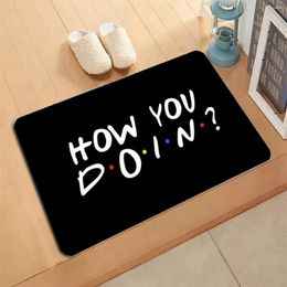 Carpets HOW YOU DOIN Pattern Carpet Entrance Doormat Non-slip Living Room Kitchen Bedroom Decor Rug Floor Mats Home