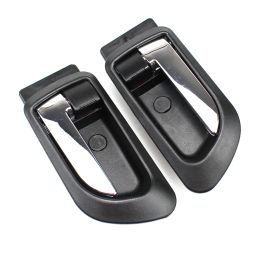 KUMMYY 2PCS Black Interior Door Handles Inner Inside Door Armest Left Right for GREAT WALL HOVER H5 HAVAL H3 H5 GWM X200