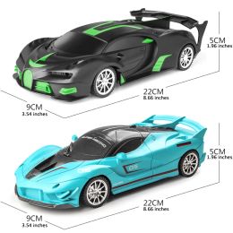 1:16 With Led Light RC Car 2.4G 4CH Remote Control Cars Sports Car High Speed Radio 30M Drift Racing Boys Car Toys For Children