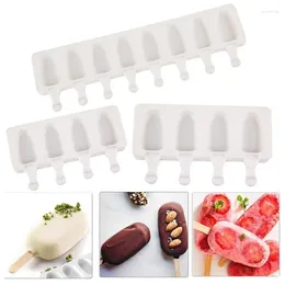 Baking Moulds 4/8 Cell Silicone Ice Cream Mold Mousse Mould DIY Summer Maker Popsicle Chocolate Dessert Tool Supplies