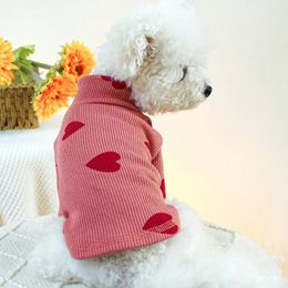 Dog Apparel Pet Supplies Cat Clothing Base Shirt For Comfort Warmth Cuteness Home And Outdoor Love