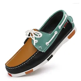Casual Shoes Genuine Leather Loafers Men Moccasin Sneakers Driving Causal Women Footwear Docksides Classic Boat