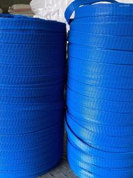 Storage Bags 1kg Blue Plastic Mesh Sleeve Metal Protective Net High Elasticity Wear Resistant Shockproof Tensile Resistance Packaging