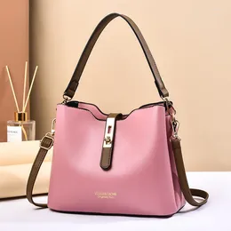 Shoulder Bags 2024 Autumn And Winter Fashion Women's Handbags Wild Elegant Bucket Bag Large-capacity One-shoulder Diagonal Women