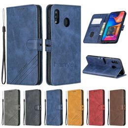 Cell Phone Cases For Samsung Galaxy A20 Case Leather Flip on Coque A20E A 20e Funda Magnetic Wallet Cover 2442