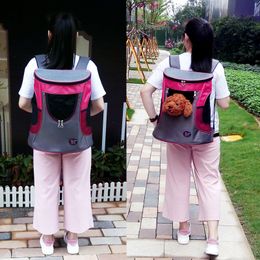 Pet Bag Large Backpack Backpack Teddy Bixiong Dog Outgoing Portable Chest Bag Cat Bag Breathable