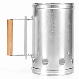 Tools Stainless Steel Charcoal Barrels Igniting Carbon Barbecue Igniter Outdoor Barrel