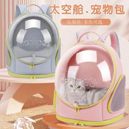 Cat Carriers Transparent Space Backpack School Bag Large Capacity Portable Panoramic Going Out