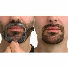 2024 5Pcs/set Men Beard Styling Tool Men Beard Goatee Shaving Template Beard Shaving Face Care Modelling Grooming Gift for Husbandfor men's