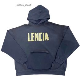 designer hoodie balencigs Fashion Hoodies Hoody Mens Sweaters High Quality trendy brand couple's autumn winter front back American pattern paper t R5VA