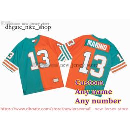 Custom S-6XL Throwback 1966-1999 Football 13 Dan Marino Jersey Stitch 12 Bob Griese 39 Larry Csonka 83 Mark Clayton 85 Mark Duper 99 Jason 24ss 1:1 Webb Jerseys 416