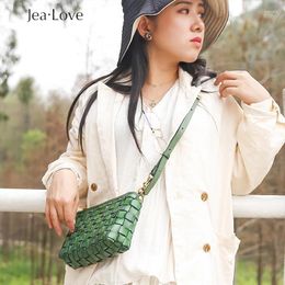 Shoulder Bags Jea Love One-Shoulder Large-Capacity Woven Crossbody Bag 8825