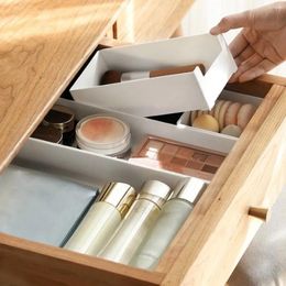 Hooks Capacity Cosmetic Storage Box Large Makeup Drawer Organiser Jewellery Nail Polish Container Desktop Sundries