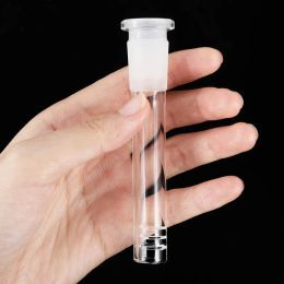 Hookahs Glass Downstem Glass Tube 14mm 18mm Male Female Joint Lo Pro Diffused Down 10cm 12cm 14cm Into Water Pipe Bongs LL