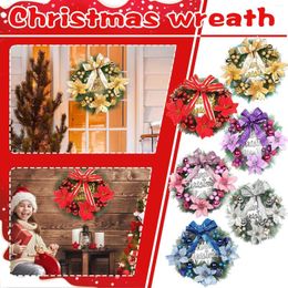 Decorative Flowers Christmas Ornament Door Decoration Hanging Party Decor Indoors Home Wall For Front Decorations Outdoor All Year