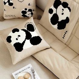 Blankets Panda Rolling Pillow Duvet Dual-purpose Blanket Room Decoration 2-in-1 Sofa Nap Car Office Portable