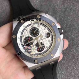 Watch for Luxury Men Mechanical Watches 26400 Dial Rubber Strap Swiss Brand Sport Wristatches Designer Waterproof Wristwatches Full Stainless Steel 1GF6