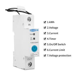 63A ewelink WIFI Smart Switch Energy Metre Kwh Metering Monitoring Circuit Breaker Timer Relay for Smart Home TOMZN MCB