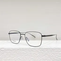 Sunglasses Frames Myopia Optical Eyeglass Frame Oval P8372 Fashion Full Style For Women Men Ultralight Pure Titanium