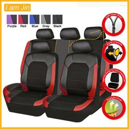 Car Seat Covers Universal Cover Breathable Anti Dust Protection Auto Chair Protector Racing Style Interior Accessories