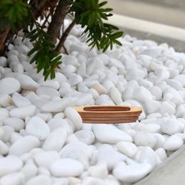 Garden Decorations Micro Landscape Boat Wood Model Home Decor Supplies Crafts Desktop Wooden Crafting Office