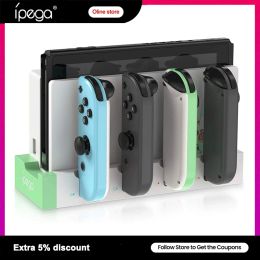 Stands Charging Dock Compatible with Nintendo Switch & OLED Joycons Controller Charger Station Stand for Joy con
