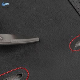 Car Styling Perforated Microfiber Leather Steering Wheel Cover Trim For Nissan Frontier Pathfinder III Xterra Navara 2005 - 2015