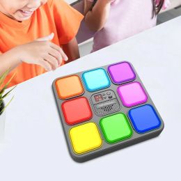 Fun Electronic Memory Game Electronic Repeat Color Memorizing Training Learning Travel Toy With Music Light For Kids Gifts 6+