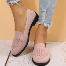 Boots 2023 Fashion Women Ballet Flats Slip on Breathable Mesh Loafers Shoes Women Casual Trainers Sneakers Women Shoes