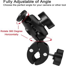 Camera Bracket for Insta360 One X2 X3 Motorcycle Bicycle Super Clamp Clip for GoPro 11 10 9 Bike Selfie Stick Camera Accessories