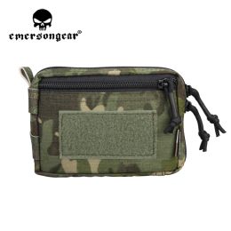 Bags Emersongear Tactical Plugin Debris Waist Bag External Equipment Storage Purposed Bag For Hunting Vest Airsoft Shooting Cycling