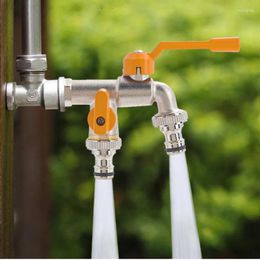 Bathroom Sink Faucets Outdoor Tap Brass Thick Anti Frost Crack Garden Faucet Wall Mounted Double Use Washing Machine