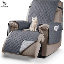Chair Covers Yeahmart Couch Sofa Cover Anti-wear For Dog Pet Kid Anti-Slip Recliner Slipcovers Armchair Furniture Protector
