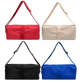 Evening Bags Women Sports Sling Bag Large Capacity Fitness Yoga Waterproof Solid Colour Square Ladies Outdoor Leisure