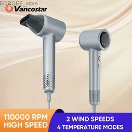 Electric Hair Dryer Vancostar High Speed Hair Dryer Ion Hair Dryer 110000RPM Professional Straightener Free Delivery for Home Travel Hair Care Y240402