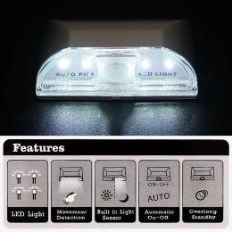 Led Door Lock Light 60 Degrees Infrared Human Body Sensor Night Lamp For Stairs Warehouse Wardrobe Led Sensor Lamp Nightlight